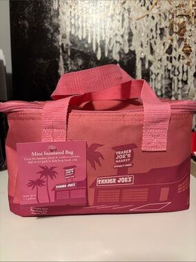Trader Joe's Pink Mini Insulated Bag